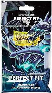 Dragon Shield Small Sleeves - Japanese Clear Inner Perfect Fit (100 Sleeves) - 1UP