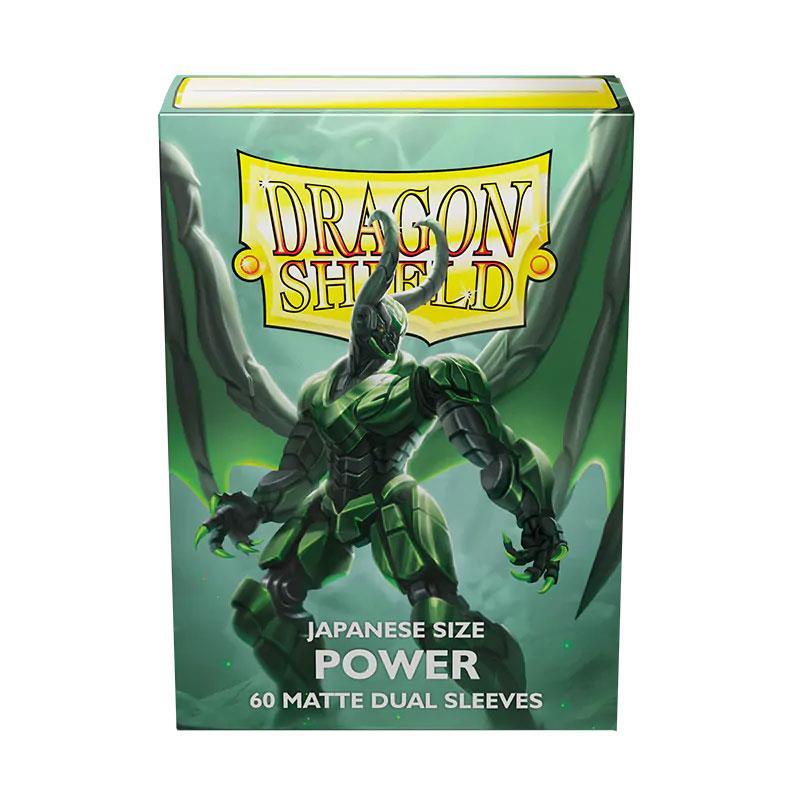 Dragon Shield Small Sleeves - Japanese Matte Dual Power (60 Sleeves) - 1UP