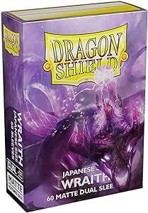 Dragon Shield Small Sleeves - Japanese Matte Dual Wraith (60 Sleeves) - 1UP