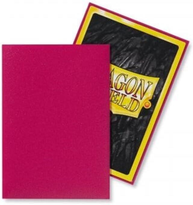 Dragon Shield Small Sleeves - Japanese Matte Magenta (60 Sleeves) - 1UP