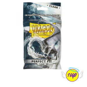 Dragon Shield Standard Sleeves - Perfect Fit Inner Card Clear (100 Sleeves) - 1UP