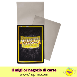 Dragon Shield Standard Sleeves - Perfect Fit Inner Card Smoke (100 Sleeves) - 1UP