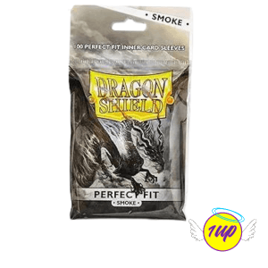 Dragon Shield Standard Sleeves - Perfect Fit Inner Card Smoke (100 Sleeves) - 1UP