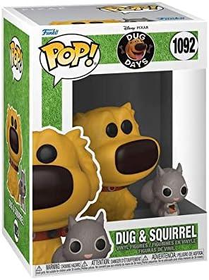 Funko Pop ! Disney Dug Days : Dug With Squirrel (1092) - 1UP