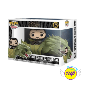 Funko Pop ! Game Of Thrones : Jon Snow With Rhaegal (67) - 1UP