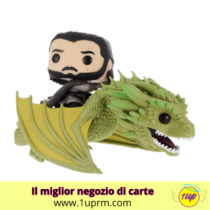 Funko Pop ! Game Of Thrones : Jon Snow With Rhaegal (67) - 1UP