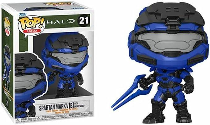 Funko Pop ! Halo : Spartan Mark V [ B ] With Energy Sword (21) - 1UP