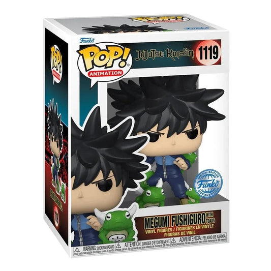 Funko Pop ! Jujutsu Kaisen : Megumi Fushiguro With Toads (1119) - 1UP