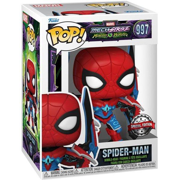 Funko Pop ! Marvel - Monster Hunters : Spider - Man (997) - 1UP