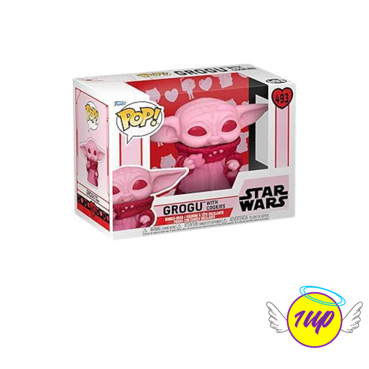 Funko Pop ! Star Wars : Valentines Grogu With Cookies (493)