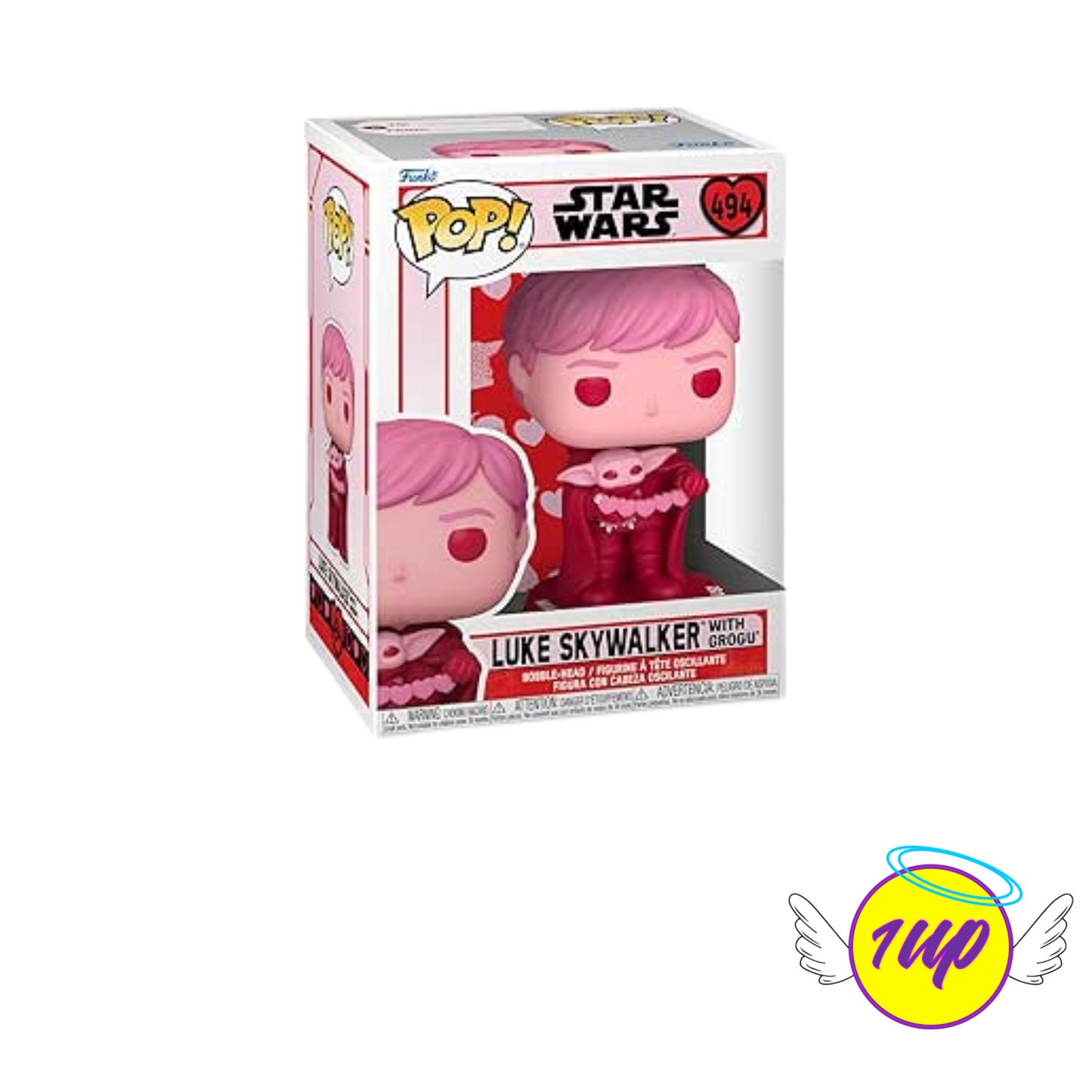 Funko Pop ! Star Wars Valentines : Luke SkyWalker With Grogu (494)