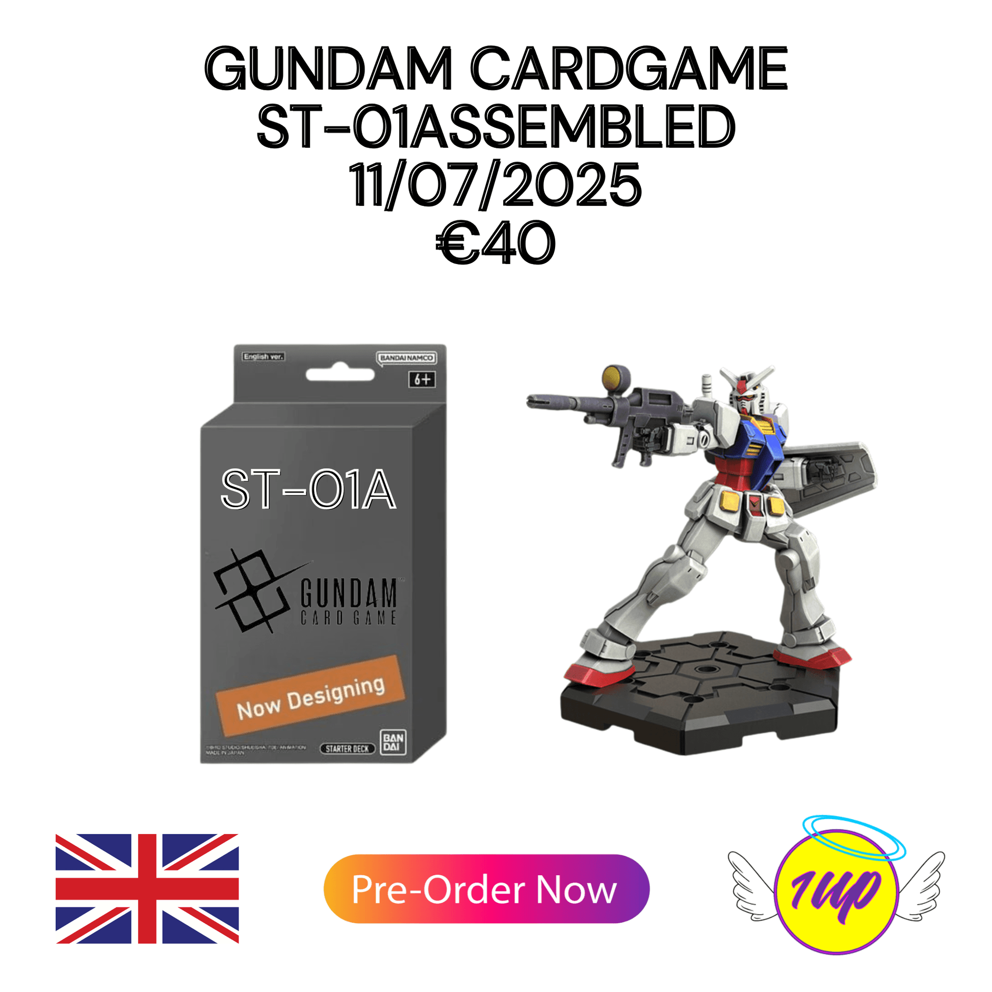 Gundam Card Game Assemble Starter Set ST01A (ENG) - 1UP