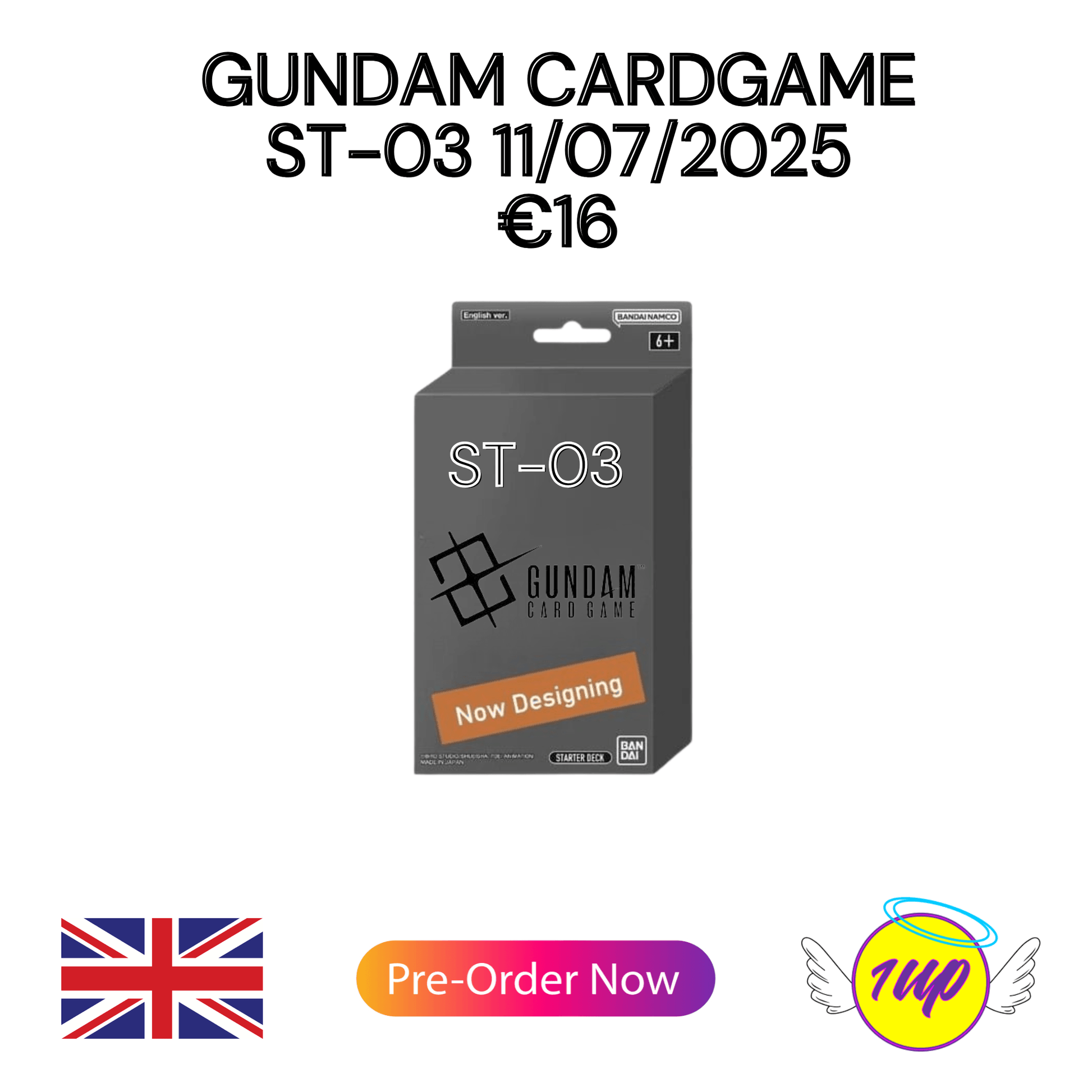 Gundam Card Game Starter Deck: Zeon’s Rush [ST-03] (ENG) - 1UP