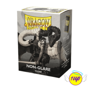 Dragon Shield Matte Non-Glare Sleeves - Clear (100 Sleeves) - 1UP