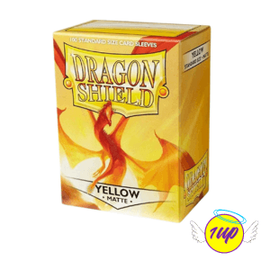 Dragon Shield Matte Sleeves - Yellow (100 Sleeves) - 1UP