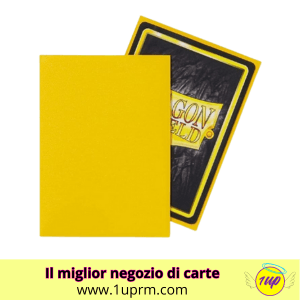 Dragon Shield Matte Sleeves - Yellow (100 Sleeves) - 1UP