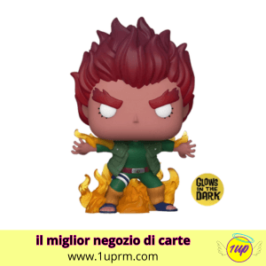 Funko Pop ! Naruto Shippuden : Might Guy (Eight Inner Gates) (824) Glows In The Dark Special Edition - 1UP