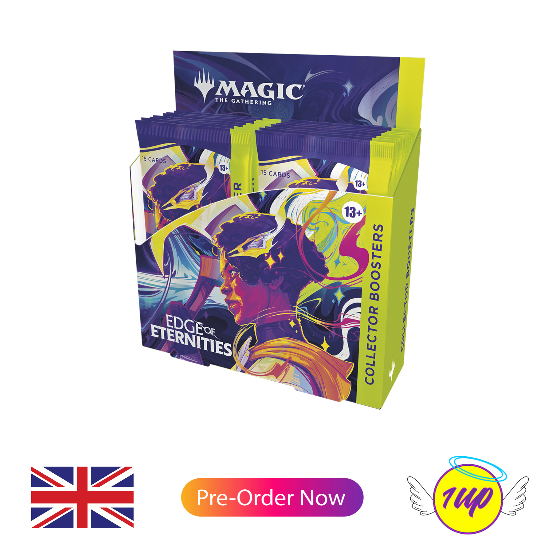 Magic The Gathering : Edge Of Eternities Collector Booster Box 12 Bust 1UP Magic The Gathering : Edge Of Eternities Collector Booster Box 12 Bust 1UP