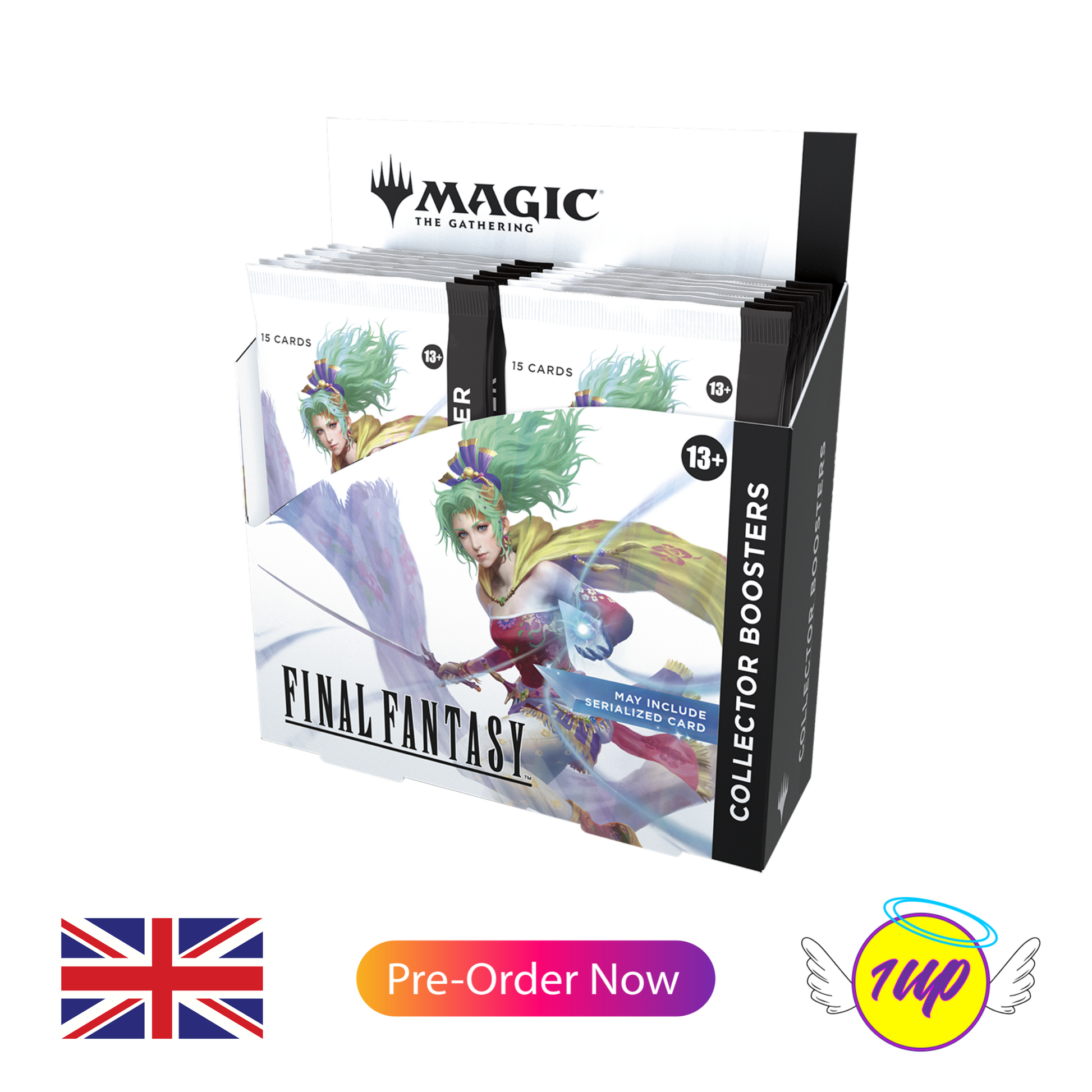 Magic The Gathering : Final Fantasy Collector Booster Box 12 Buste (EN 1UP Magic The Gathering : Final Fantasy Collector Booster Box 12 Buste (EN 1UP