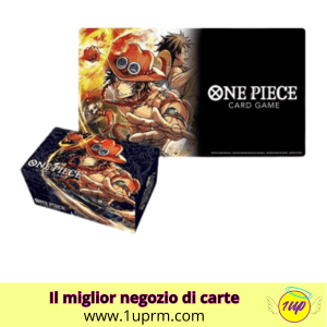 One Piece Card Game : Playmat And Storage - "Portgas.D.Ace" - 1UP