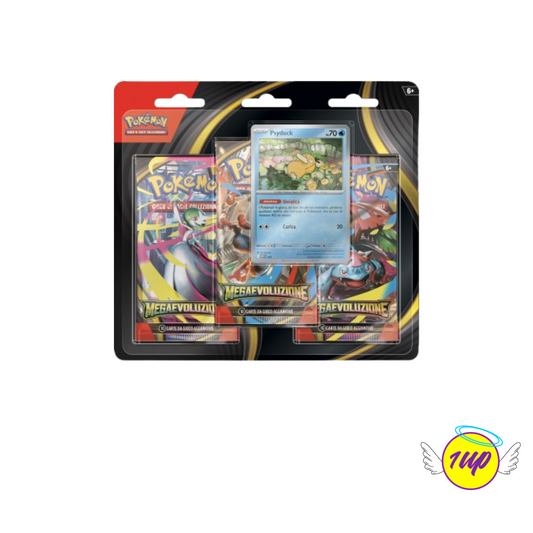 Pokemon Megaevoluzione : 3 Pack Blister : Psyduck (ITA)