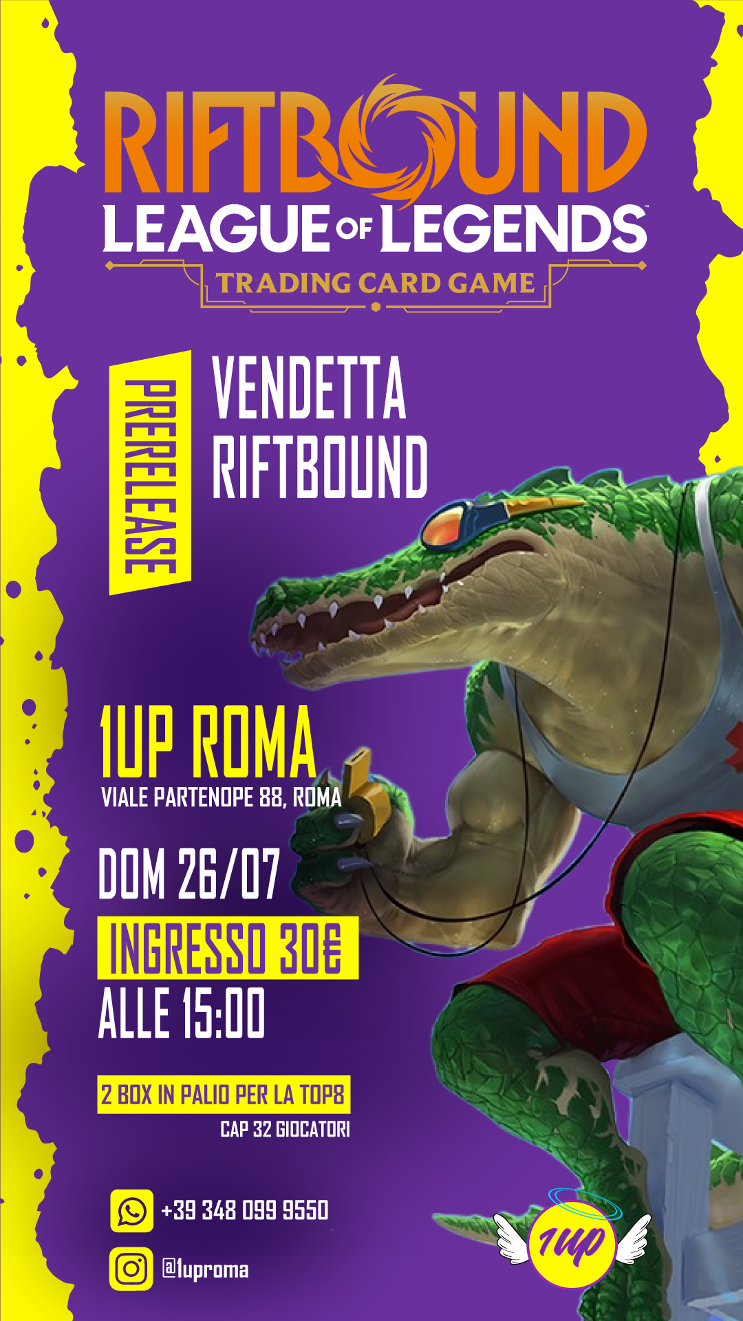 Riftbound: League of Legends TCG – Vendetta (Evento) | Domenica 26/07