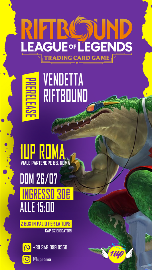 Riftbound: League of Legends TCG – Vendetta (Evento) | Domenica 26/07