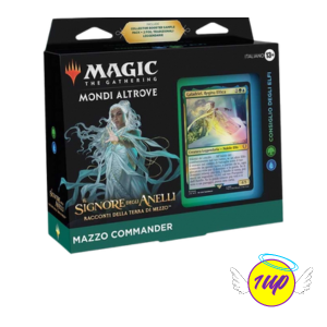 Magic The Gathering Mondi Altrove Il Signore Degli Anelli Racconti Della Terra Di Mezzo Mazzo Commander Consigli Degli Elfi (ITA)