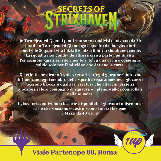 MTG Prerelease Secrets Of Strixhaven Two-Headed Giant : Domenica 19 Aprile 17:00