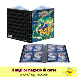 Ultra Pro Album Raccoglitore 80 Carte 12 Fogli 4 Tasche – Zacian & Zamazenta - 1UP