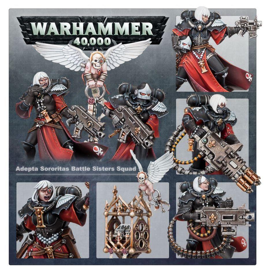 Warhammer 40,000 : Adepta Sororitas Battle Sisters Squad (ENG) - 1UP