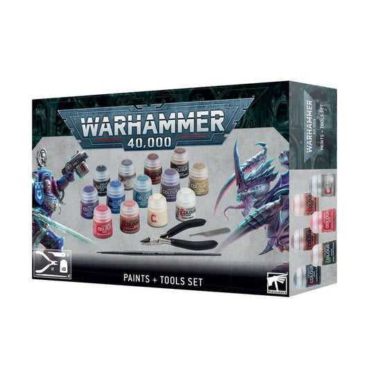 Warhammer 40,000 : Paints + Tools Set - 1UP