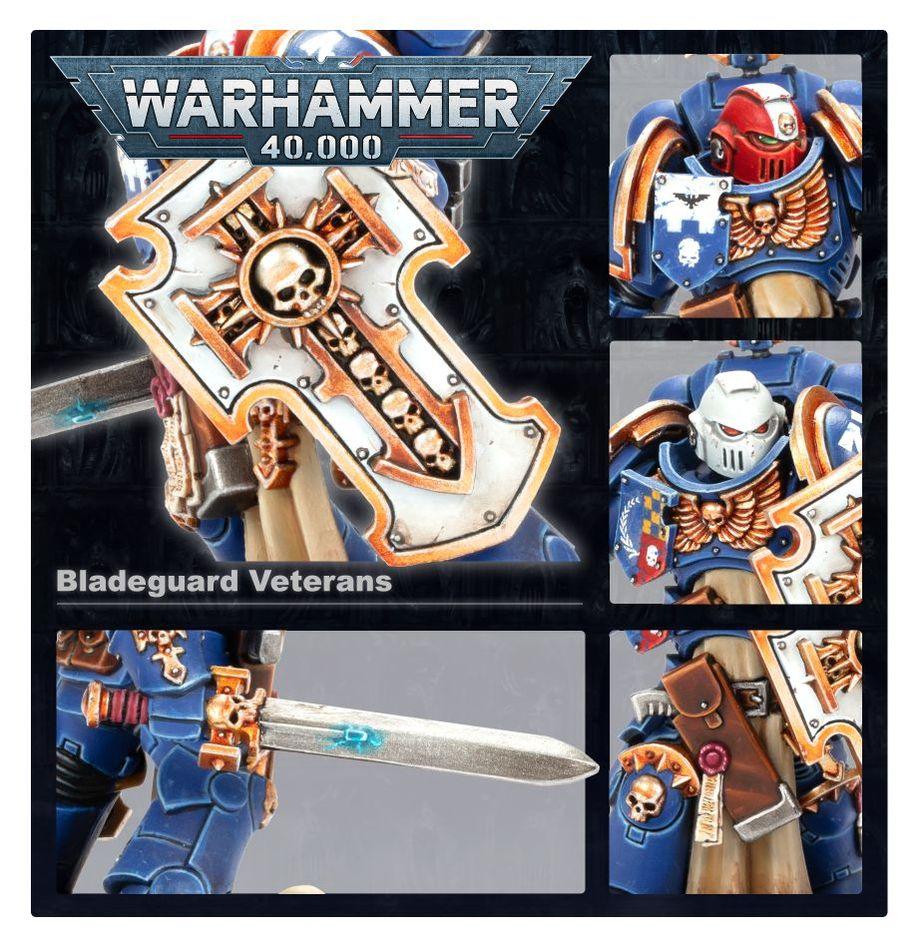 Warhammer 40,000 : Space Marines Bladeguard Veterans - 1UP
