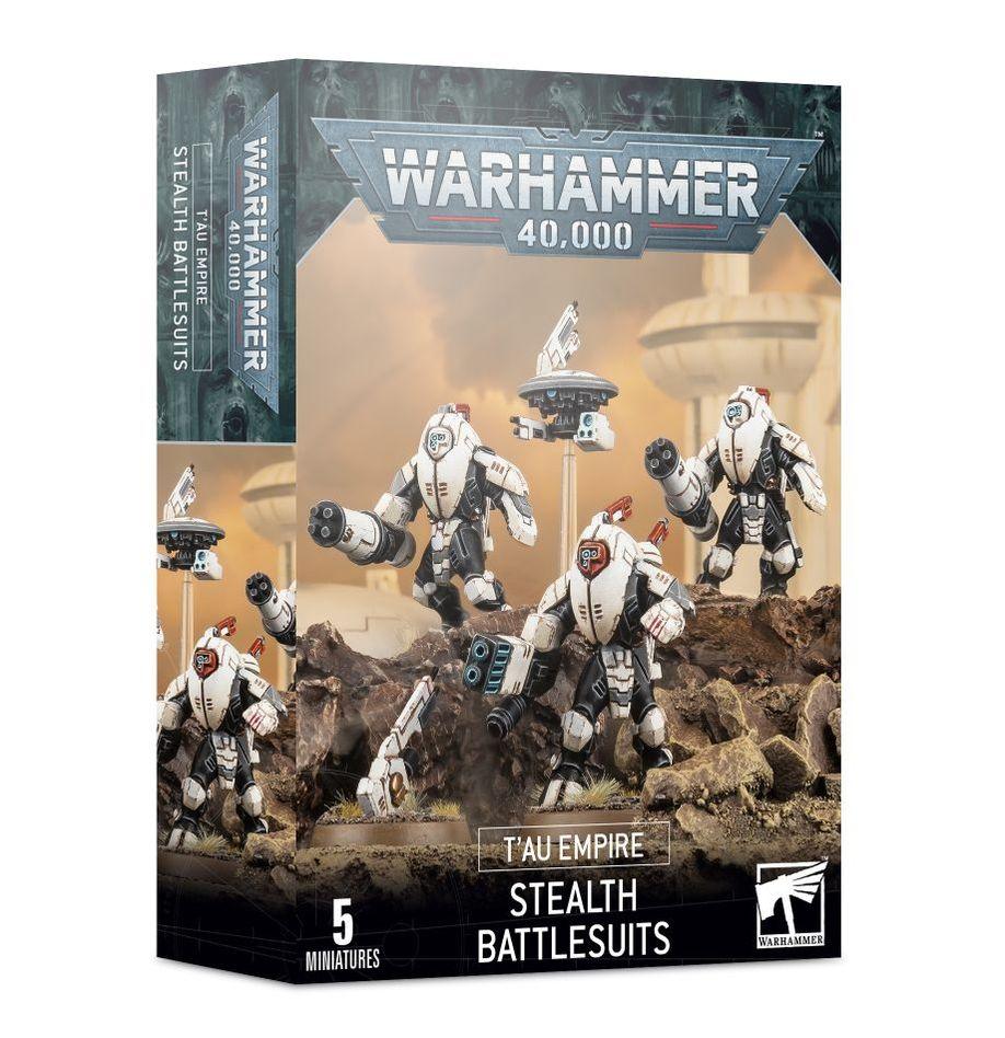 Warhammer 40,000 : T'Au Empire Stealth Battlesuits (ENG) - 1UP
