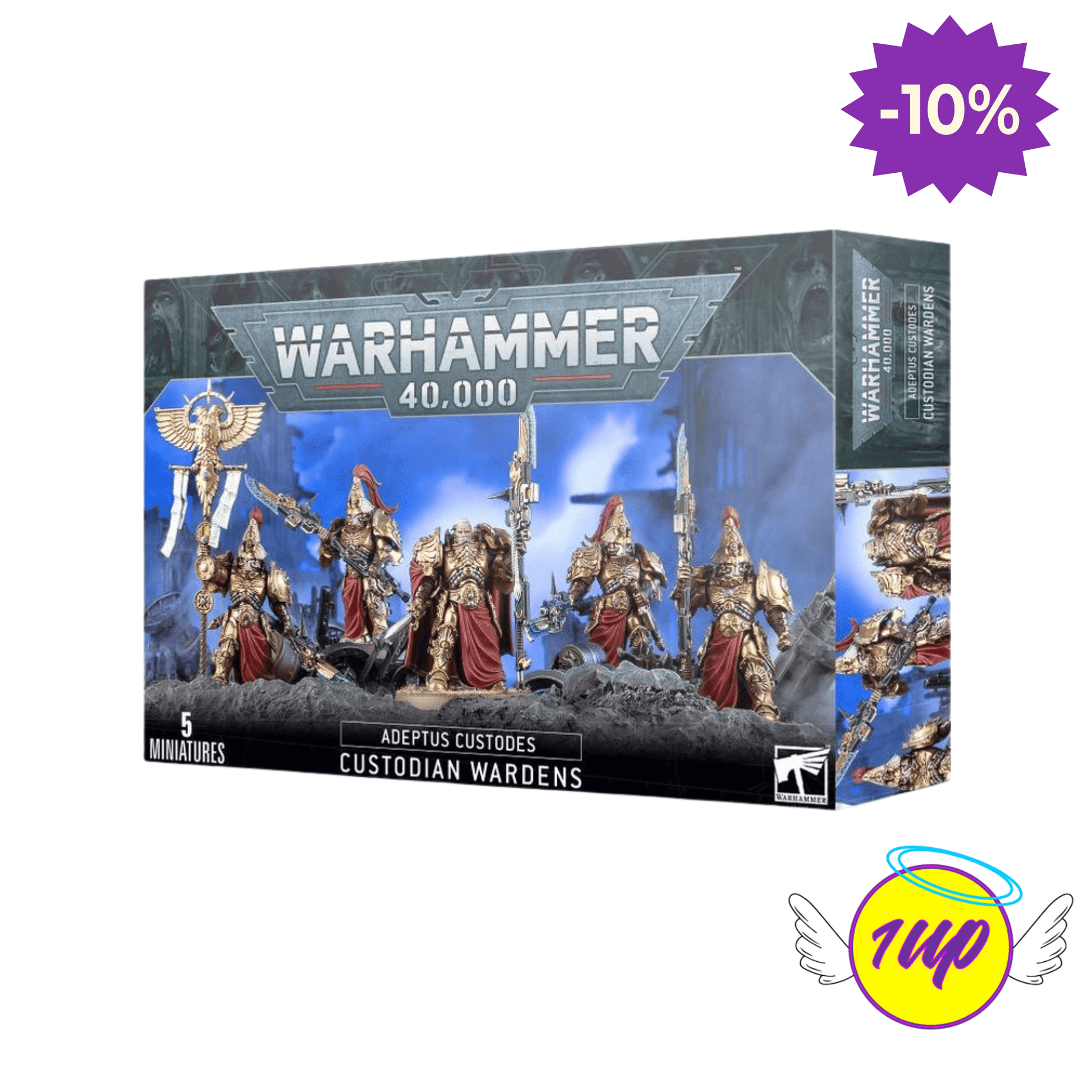 Warhammer 40,000 : Adeptus Custodes Custodian Wardens (ENG) - 1UP