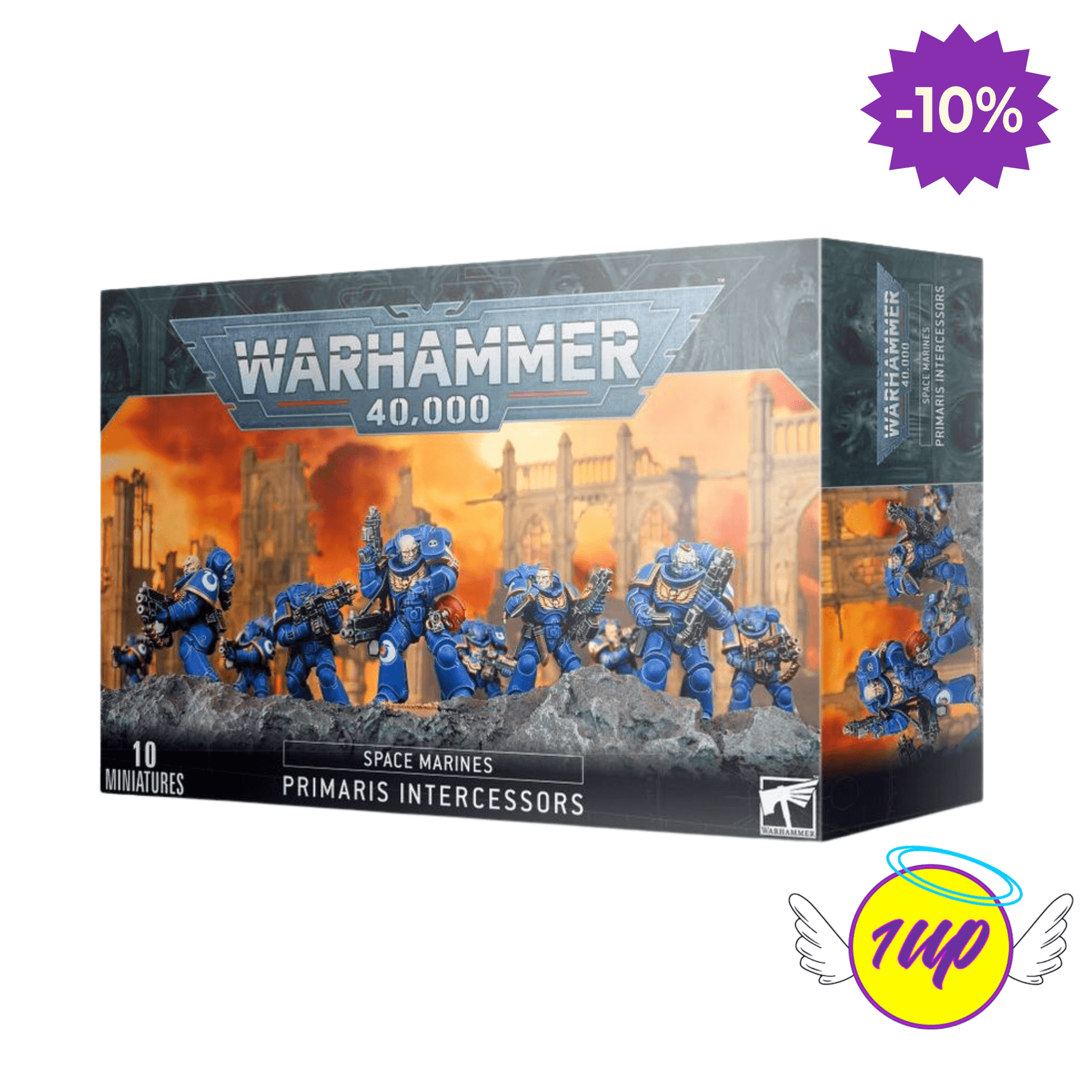 Warhammer 40,000 : Space Marines Primaris Intercessors (ENG) - 1UP