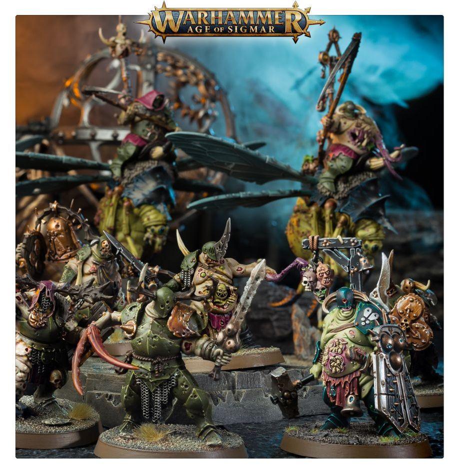 Warhammer Age Of Sigmar : Maggotkin Of Nurkle Putrid Blightkings (ENG) - 1UP