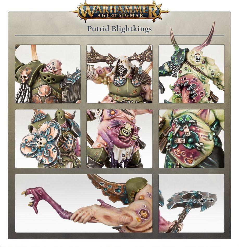 Warhammer Age Of Sigmar : Maggotkin Of Nurkle Putrid Blightkings (ENG) - 1UP