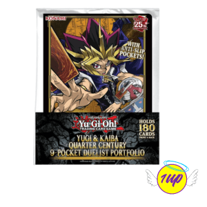 Yu-Gi-Oh ! Duelist Portfolio 180 Carte Yugi & Kaiba Quarter Century (Konami) - 1UP