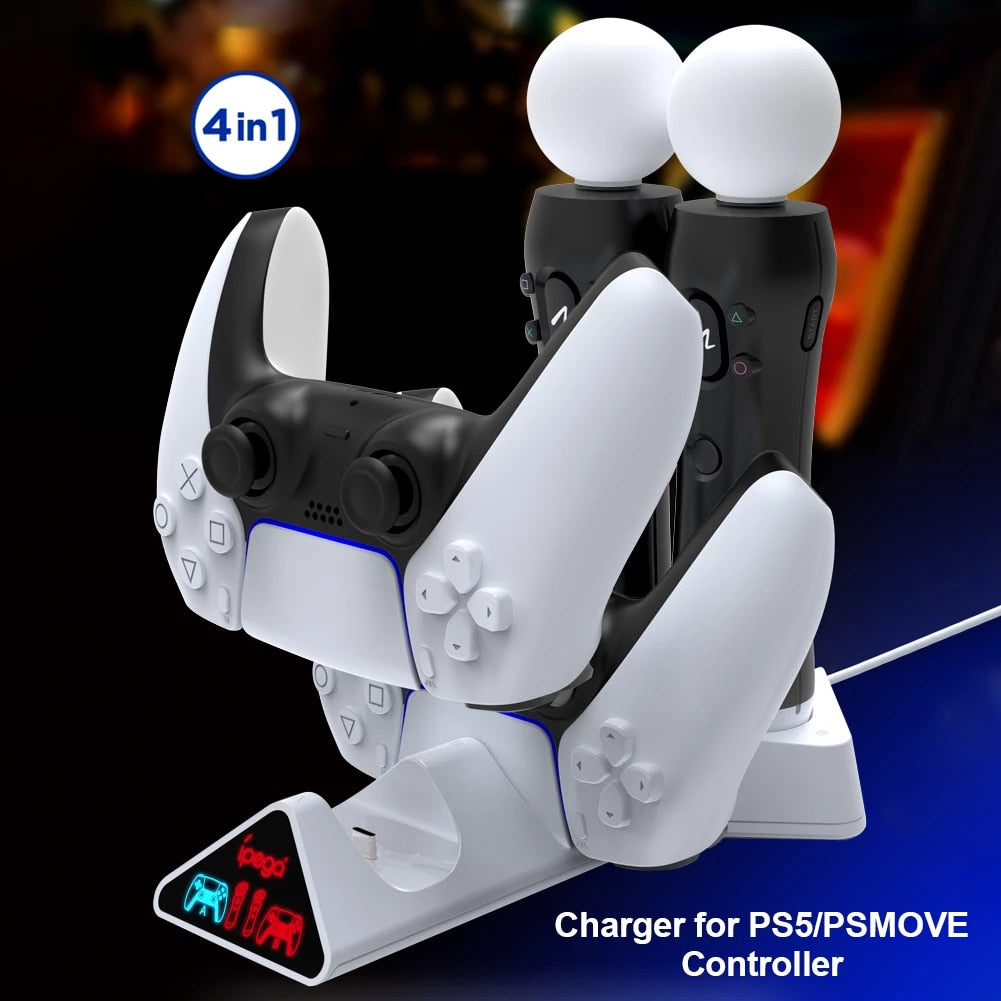 Ipega Charging Station PS5 and P-Move Controllers