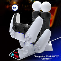 CHARGING STATION PS5 and P-MOVE CONTROLLERS
