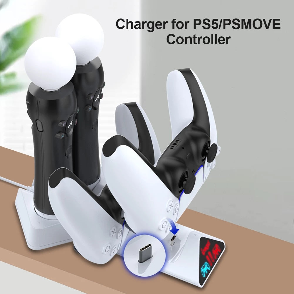 Ipega Charging Station PS5 and P-Move Controllers