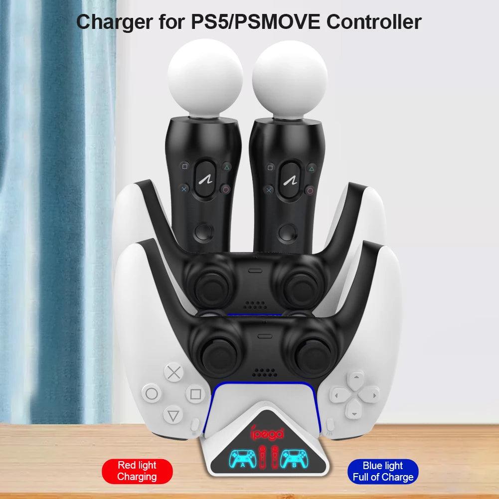 Ipega Charging Station PS5 and P-Move Controllers