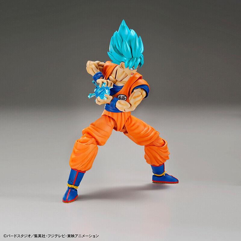 Bandai Model Kit Dragon Ball Fig Rise SS God SS Son Goku 15cm - 1UP