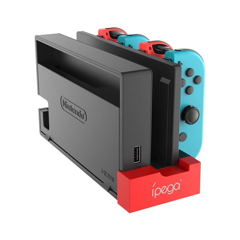 Ipega Stazione Ricarica 4 Slot PG-9186 Per Nintendo Switch Joycon