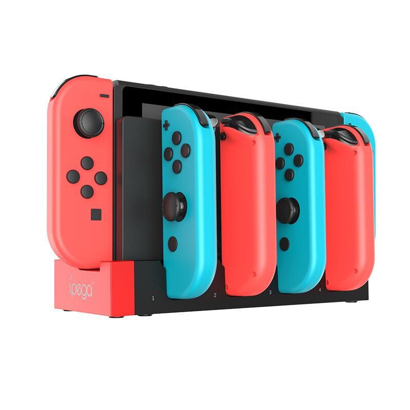 Ipega Stazione Ricarica 4 Slot PG-9186 Per Nintendo Switch Joycon